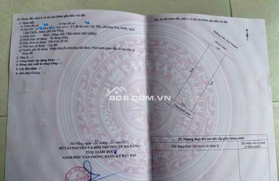 Bán đất đường Trần Qúy Khoách - trục thông Hồ Tùng Mậu